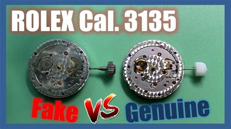 3135 movement rolex fake vs real|rolex 3135 movement review.